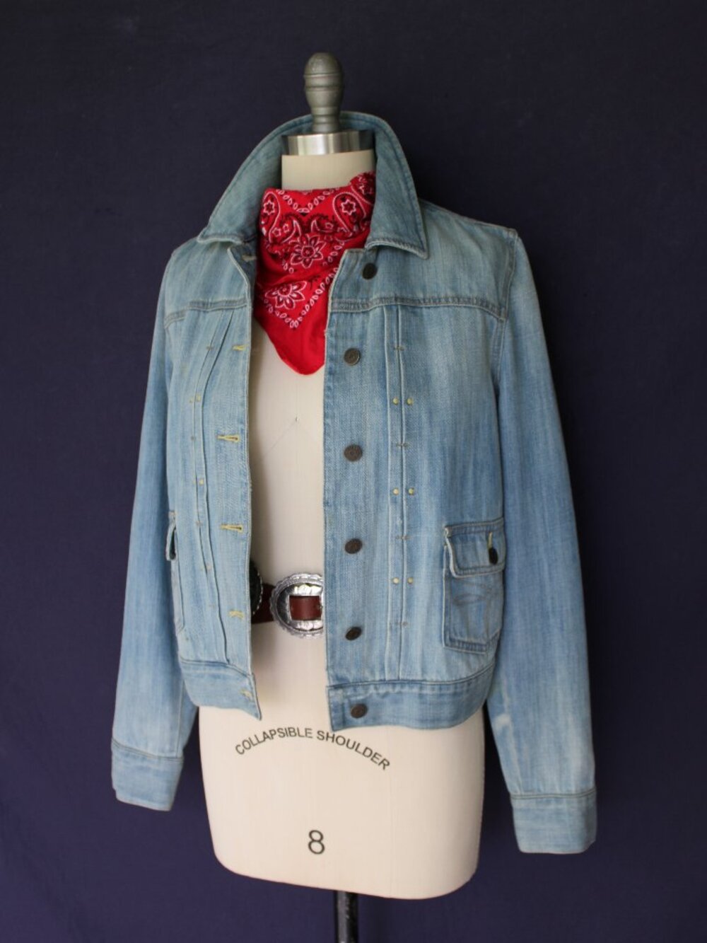 Lauren Jeans co. Ralph Lauren POLO RRL Denim Icon Trucker Jacket vintage western - Picture 6 of 10